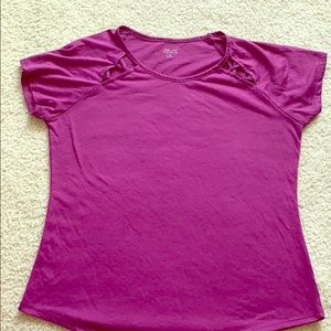 purple Zelos athletic shirt